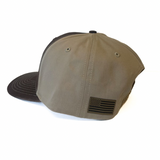 Brown + Khaki RRC + Flag Patch Snapback